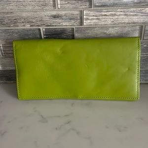NWT Genuine Leather Wallet - green